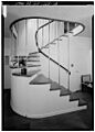 Gropius house STAIR FROM WEST, HABS MASS,9-LIN,16-28