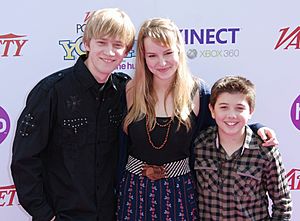 Archivo:Jason Dolley, Bridgit Mendler and Bradley Steven Perry 2010 (cropped)-2