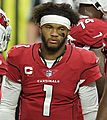 Kyler Murray in huddle (50369475187) (cropped)