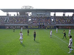 Archivo:Loyola vs. Michigan men's soccer 2013 19