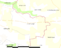 Map commune FR insee code 14334