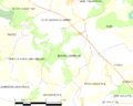 Map commune FR insee code 21073