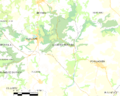 Map commune FR insee code 29129
