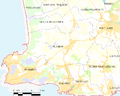 Map commune FR insee code 29171