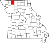 Map of Missouri highlighting Harrison County.svg