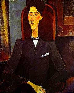 Archivo:Modigliani, Amedeo (1884-1920) - Ritratto di Jean Cocteau (1889-1963) - 1916