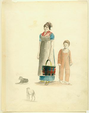 Archivo:Painting of Creole Woman and Boy by Anna Maria Von Phul