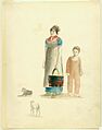 Painting of Creole Woman and Boy by Anna Maria Von Phul