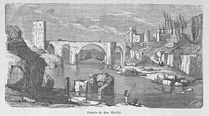 Archivo:Puente de San Martín, Toledo, de Urrabieta