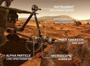 Archivo:Rover sur mars vue du bras robotise