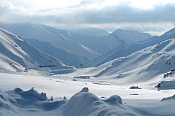 Snow covered mountains outside of Salang tunnel in Afghanistan.jpg