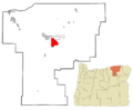 Umatilla County Oregon Incorporated and Unincorporated areas Tutuilla Highlighted