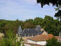 Vue du château du haut du village