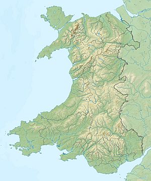 Cordillera Berwyn ubicada en Gales