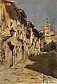 1904, Álbum Salón, Calle de San Pedro en Moyá (Cataluña), Juan Roig Soler (cropped)