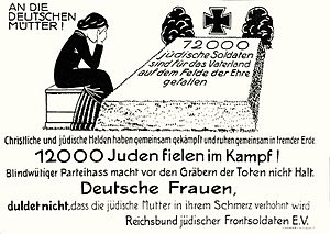 Archivo:1920 poster 12000 Jewish soldiers KIA for the fatherland