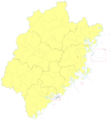 Administrative Division Fujian (PRC claimed)