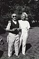 Alfred Eisenstaedt with Rose Styron - 1989