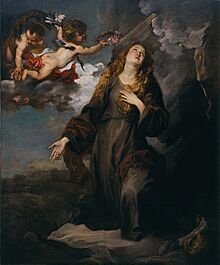 Archivo:Anthony van Dyck, St Rosalie in Glory, 1624, Oil on canvas, Menil Collection