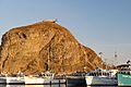 Cap-aux-Meules - butte et belvédère vus de la marina