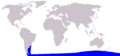 Cetacea range map Spectacled Porpoise