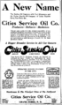 Cities service newspaper ad