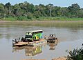 Cruzando el río Beni, Bolivia