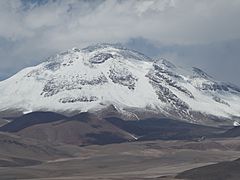 El Nevado Tres Cruces Sur (6748 metros), Región de Atacama, Chile