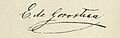 Firma de Manuel Eduardo de Gorostiza