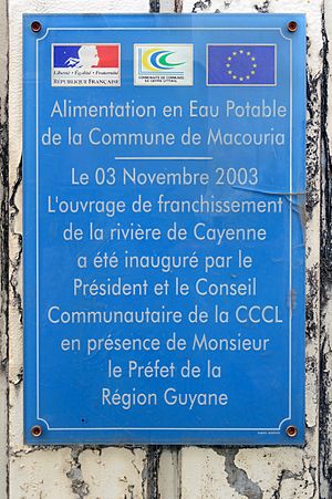 Archivo:French Guiana pont du Larivot panneau
