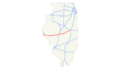 I-72 (IL) map