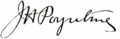 John Henry Poynting signature