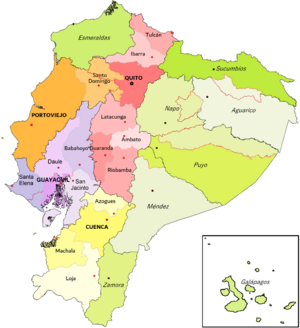 Archivo:Jurisdicciones eclesiásticas católicas de Ecuador