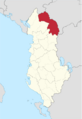 Kukes County in Albania
