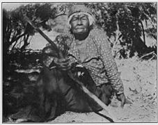 Kumeyaay woman in mourning