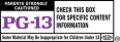 MPA PG-13 RATING (block)
