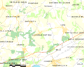 Map commune FR insee code 72067