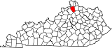Map of Kentucky highlighting Grant County.svg