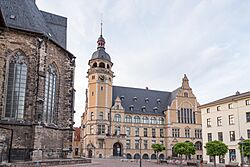 Marktstraße 1, 2, 3, Rathaus, Köthen (Anhalt) 20180812 004.jpg