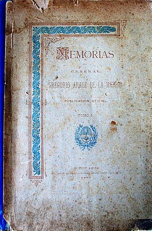 Archivo:Memorias del general Gregorio Aráoz de La Madrid