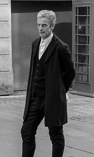 Peter Capaldi as Doctor Who filming in Cardiff June 2014 (cropped).jpg