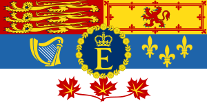 Archivo:Royal standard of Canada (1962–2022)