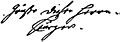 SignatureGottfriedAugustBuerger
