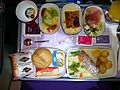 Thai Airways airline meal-dinner