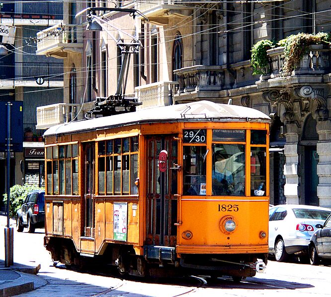 Tram in Milan