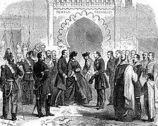 Archivo:Visite de Maximilien et Charlotte à Tétouan en mars 1860