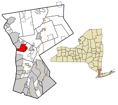 Westchester County New York incorporated and unincorporated areas Briarcliff Manor highlighted.svg