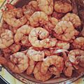 Adobong hipon (Shrimp adobo, Philippines)