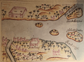 Basra in a drawing by the Portuguese late 16th century 