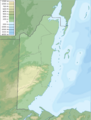 Belize physical map